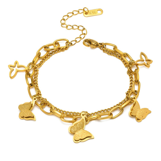Butterfly Bliss Charm Bracelet