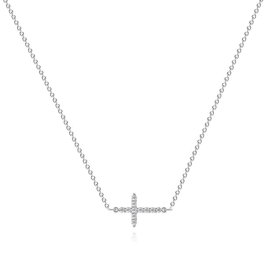 "Crosses" Necklace, Stainless Steel