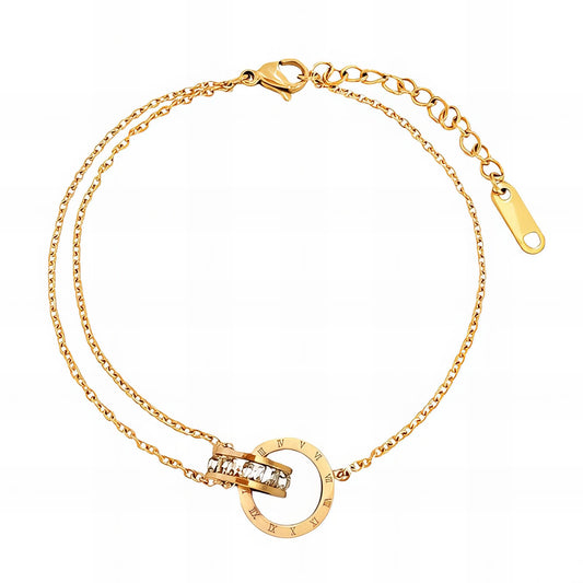 Gold Eternal Time Anklet